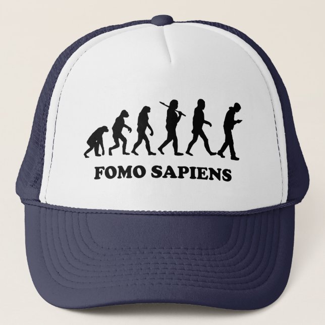 Fomo Sapiens Truckerkappe (Vorderseite)