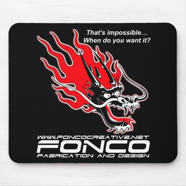 Fonco Mausunterlage Mousepad (Vorne)