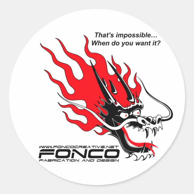 Fonco Stickers (Vorderseite)
