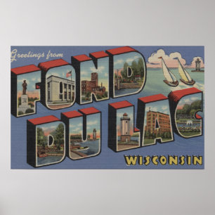 Fond du Lac, Wisconsin - Große Briefszenen Poster
