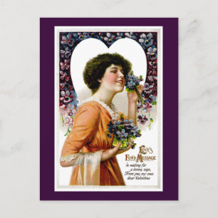 Fond-Meldung der Liebe Feiertagspostkarte