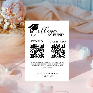 Fonds für moderne Uni Oberschulfonds QR-Code Sockelschild