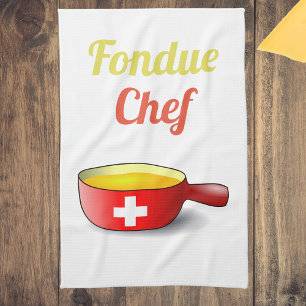 Fondue-Chef Geschirrtuch