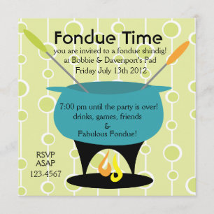 Fondue Time! Einladung
