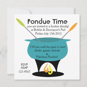 Fondue Time! Einladung