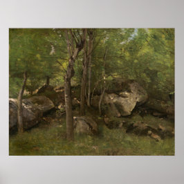 Fontainebleau - Jean-Baptiste - Corot Fine Art Poster