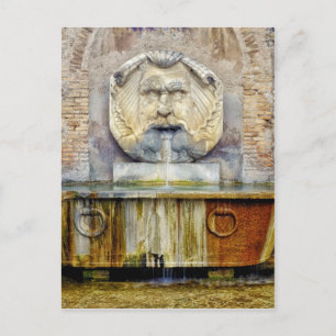 Fontana del Mascherone di Santa Sabina Feiertagspostkarte