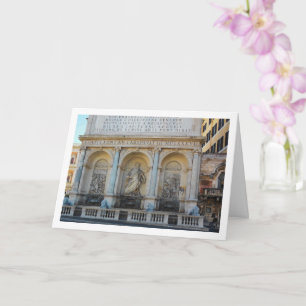 Fontana dell'Acqua Felice, Rom, Italien Karte