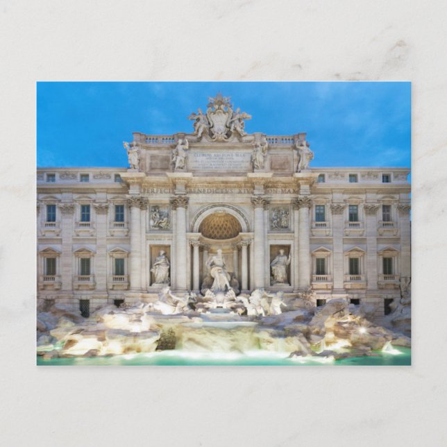 Fontana di Trevi Postkarte (Vorderseite)