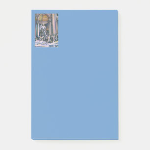 Fontana Di Trevi, Roma, Italien Post-it Klebezettel