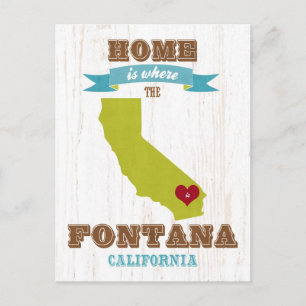 Fontana, Kalifornien Karte - Zuhause ist da