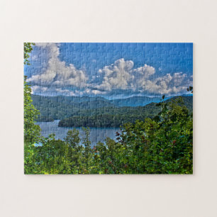 Fontana-See, Great Smoky Mountains Foto-Puzzle Puzzle