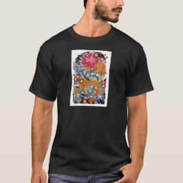 Foo & Sakura Japanisches Tattoo Design T-Shirt