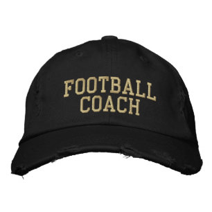Fooball Coach Cap Bestickte Baseballkappe