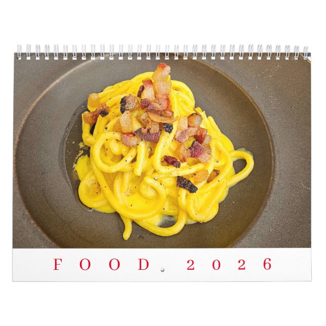 Food 2026 calendar kalender (Titelbild)