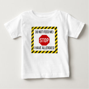 Food allergies toddler and baby t-shirt