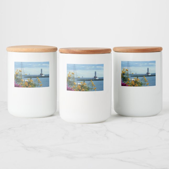 Food and Beverage Label Set Lebensmitteletikett (Flaschen)