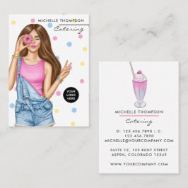 Food Catering Business Card Visitenkarte