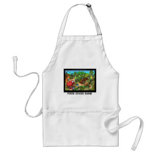 Food Chain Gang Funny gibt T-Shirts & Sammlerstück Schürze