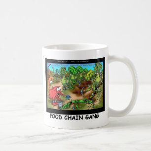 Food Chain Gang Lustige Geschenke Tees & Sammelobj Tasse