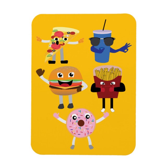 Food Characters Magnet (Vertikal)