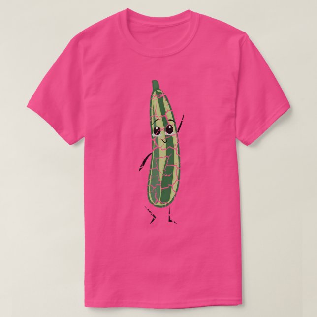 Food Cooking Feinschmecker Cucumber erschüttert T-Shirt (Design vorne)