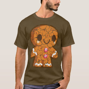 Food Cooking Feinschmecker Gingerbread Mann gestör T-Shirt