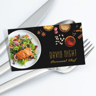 Food Design Personal Koch Catering Visitenkarte