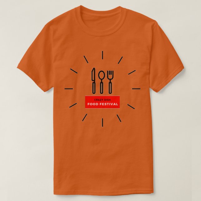 Food Festival T-Shirt (Design vorne)