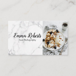 Food Fotografy Blogger Kitchen Business Card Visitenkarte