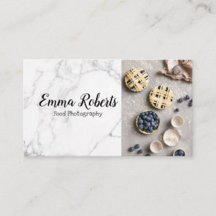 Food Fotografy Blogger Kitchen Business Card Visitenkarte