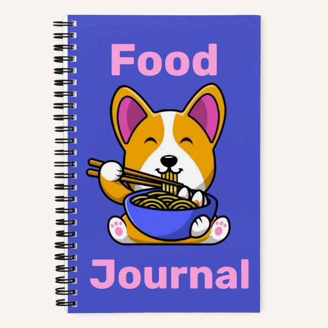 Food Journal Notebook Notizbuch (Vorderseite)