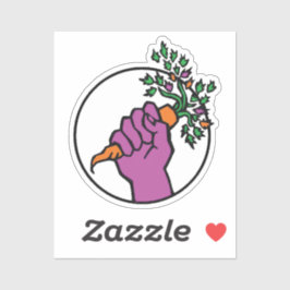 Food Not Bombs logo Aufkleber