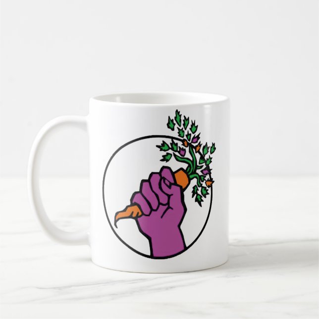 Food Not Bombs logo Kaffeetasse (Links)