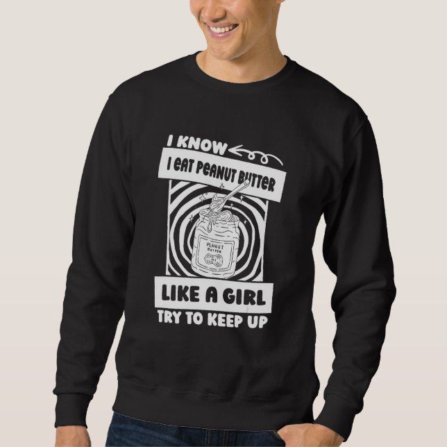 Food  Peanuts Peanut Butter Sweatshirt (Vorderseite)
