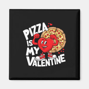 Food Pizza ist meine Valentine Starke Herz Meme Va Magnet