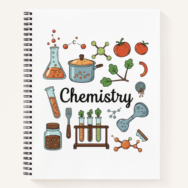 Food Science Culinary Chemistry Notebook  Notizbuch (Vorderseite)