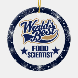 Food Scientist - Geschenkschmuck Keramikornament
