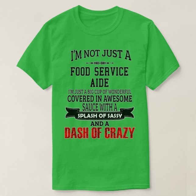 Food Service Aide Funny Food Service Aide Gift Pre T-Shirt (Design vorne)