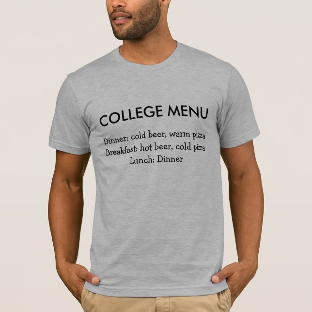 Food Spaß Männer T - Shirt (Vorderseite)