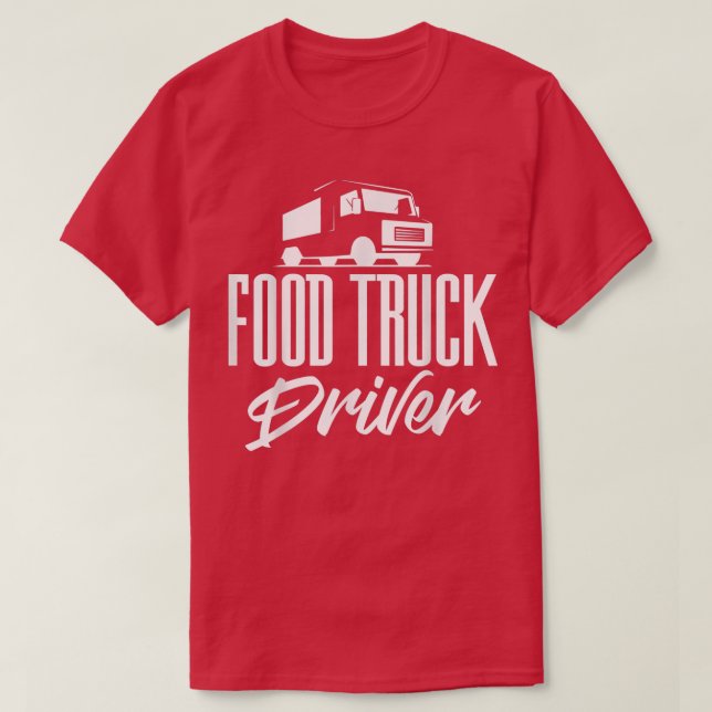 Food Truck Lettering Street Food Pop-up Restaurant T-Shirt (Design vorne)