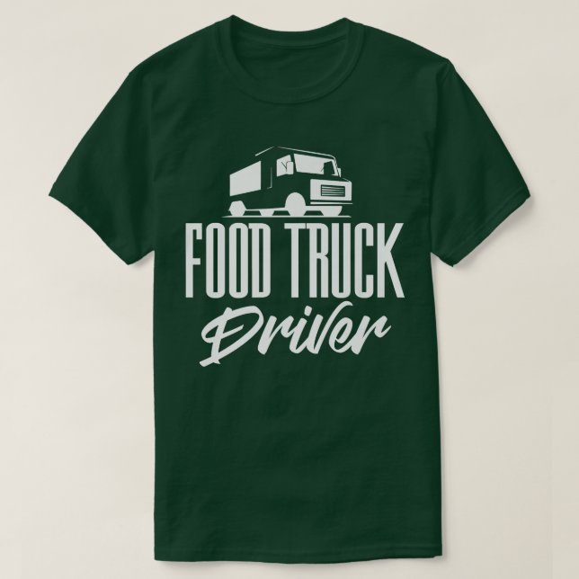 Food Truck Lettering Street Food Pop-up Restaurant T-Shirt (Design vorne)