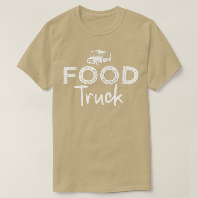 Food Truck Letting Street Food Popup Restaurant T-Shirt (Design vorne)