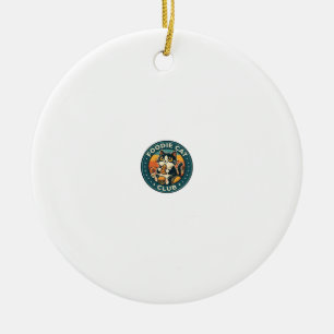Foodie-Katze Süße Kitty Gestaltung - Foodie-Katzen Keramik Ornament