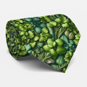 Foodie-Küchen-Schlips Frische Gartenkräuter Krawatte