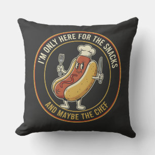 Foodie-Zitat-Design - Sala- und Chef-Humor-Geschen Kissen