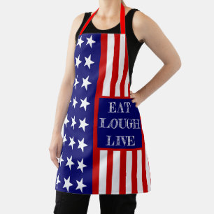 Foodie-Zitate und Sprüche personalisierter Name US Schürze