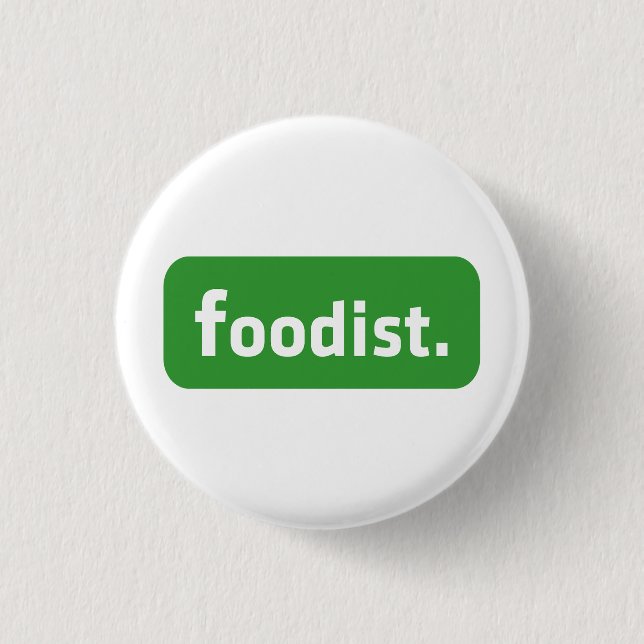 Foodist. Button (Vorderseite)