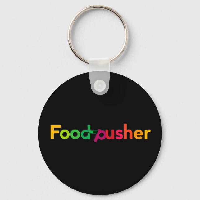 FoodPusher Schlüsselanhänger (Vorderseite)