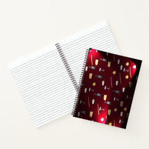 Foods Delight Cranberry Lights Notizbuch